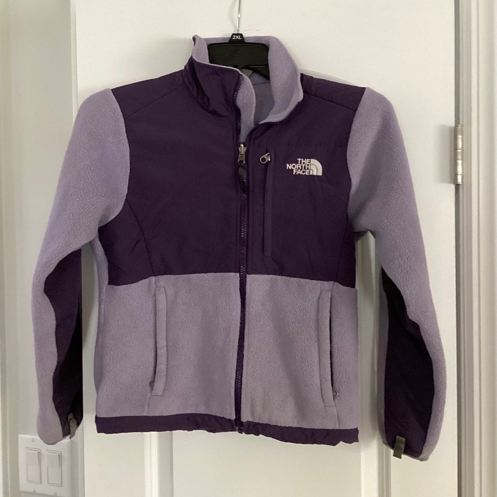 The North Face Woman Fleece Jacket Size XS Purple Zip